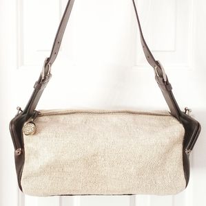 Folli Follie Textured Canvas Shoulder Bag